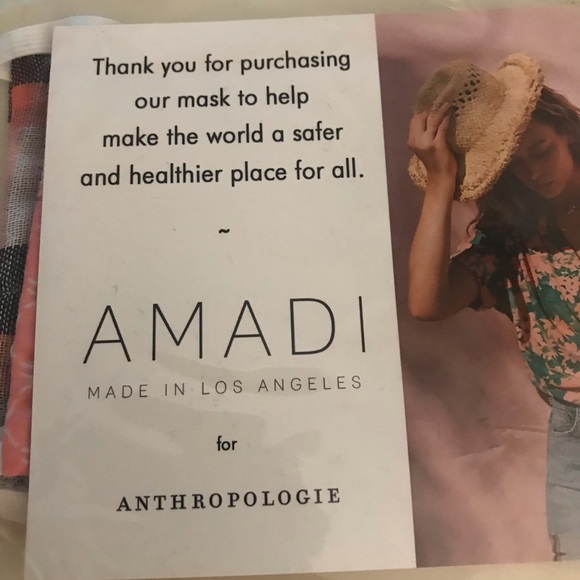 NEW ANTHROPOLOGIE FACE MASKS - Set of 2 - Picture 6 of 6